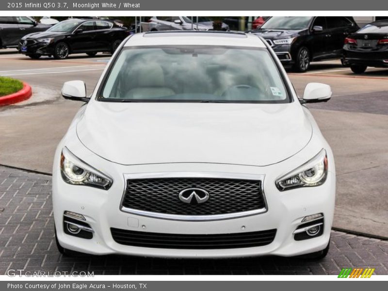 Moonlight White / Wheat 2015 Infiniti Q50 3.7