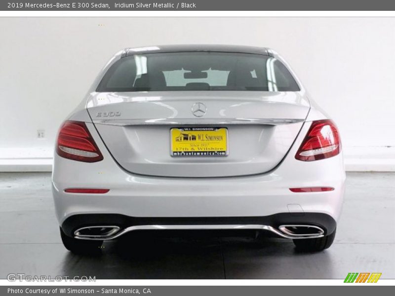Iridium Silver Metallic / Black 2019 Mercedes-Benz E 300 Sedan