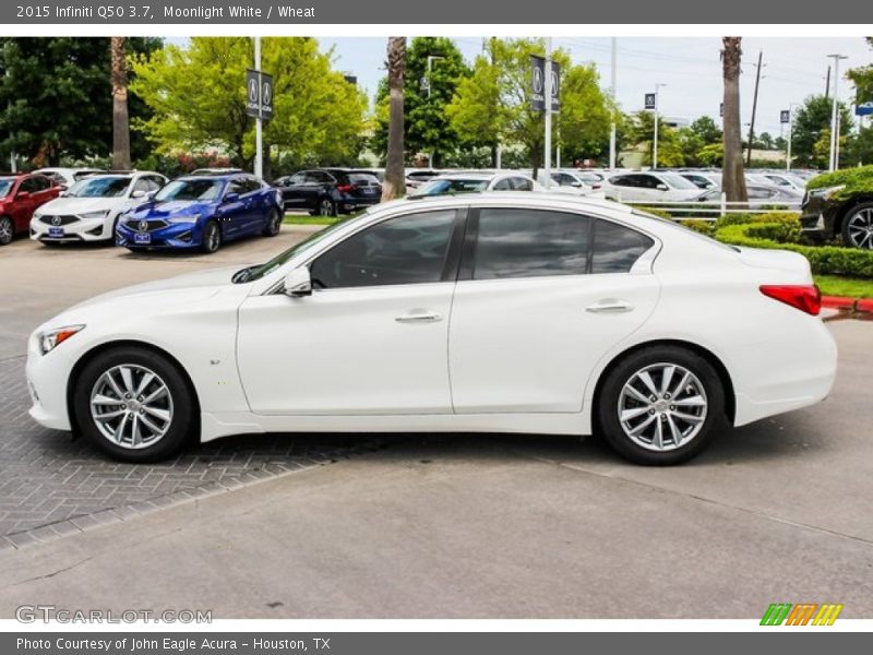 Moonlight White / Wheat 2015 Infiniti Q50 3.7