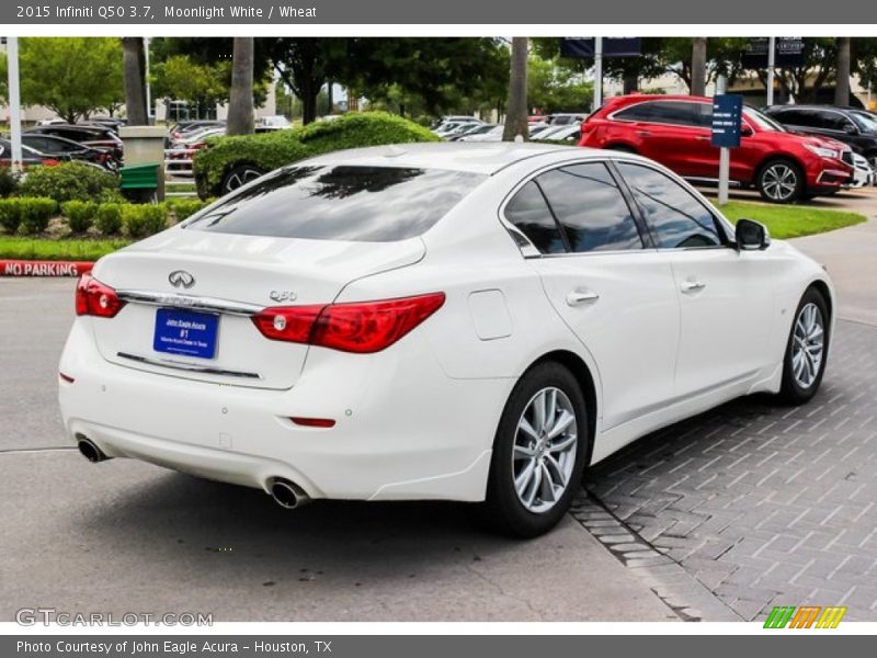 Moonlight White / Wheat 2015 Infiniti Q50 3.7