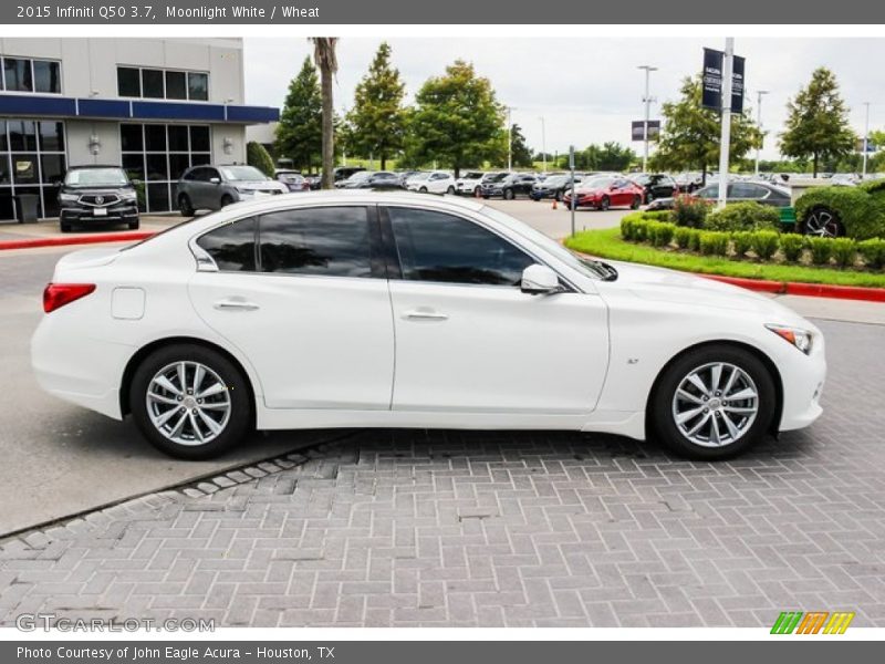 Moonlight White / Wheat 2015 Infiniti Q50 3.7
