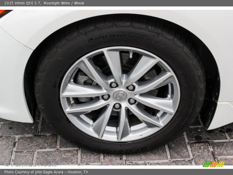 Moonlight White / Wheat 2015 Infiniti Q50 3.7