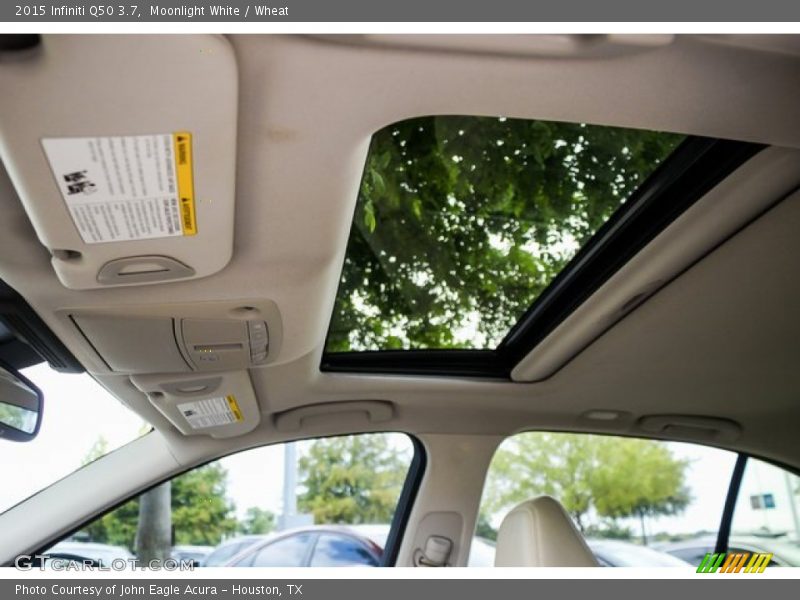 Moonlight White / Wheat 2015 Infiniti Q50 3.7