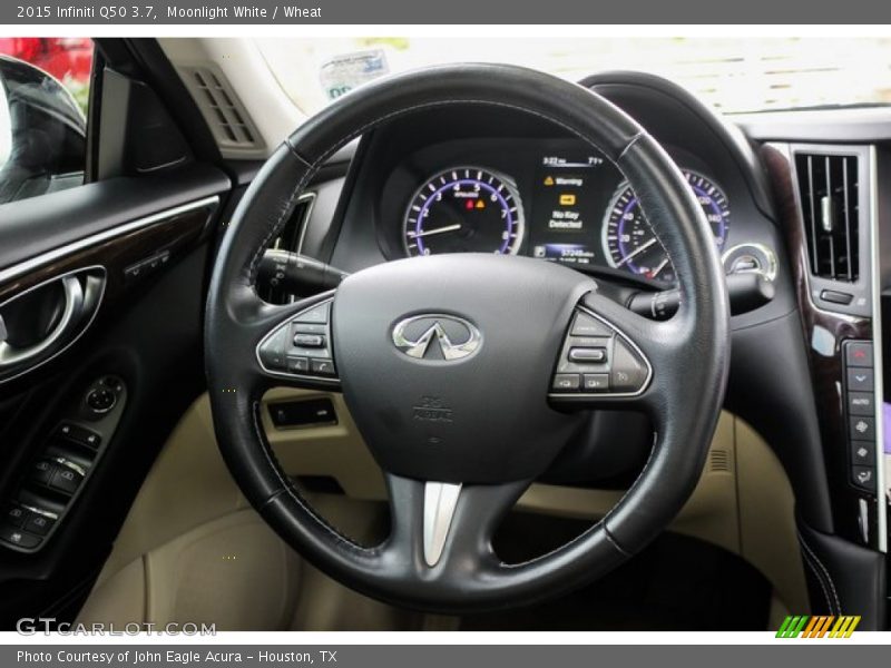 Moonlight White / Wheat 2015 Infiniti Q50 3.7