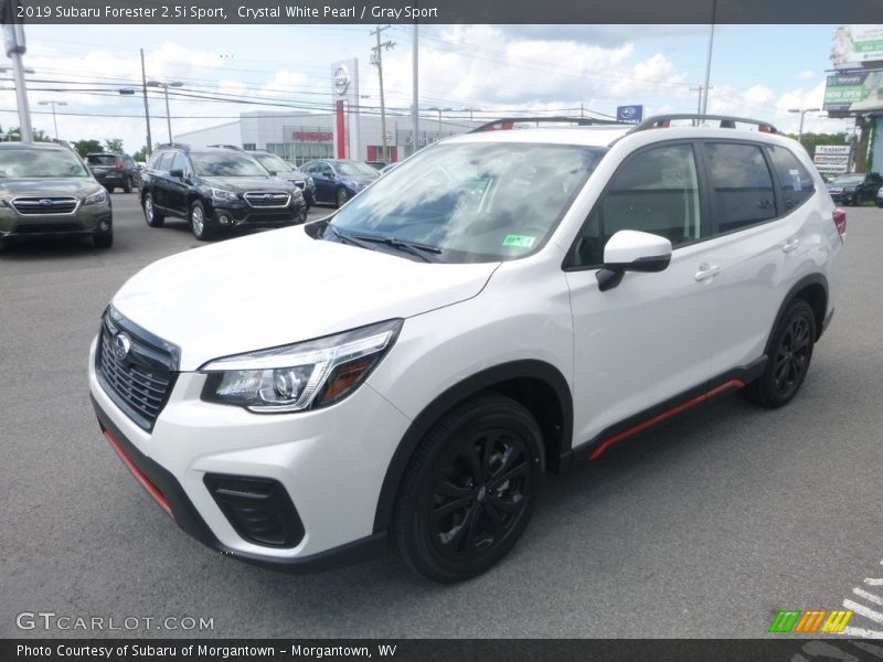 Crystal White Pearl / Gray Sport 2019 Subaru Forester 2.5i Sport