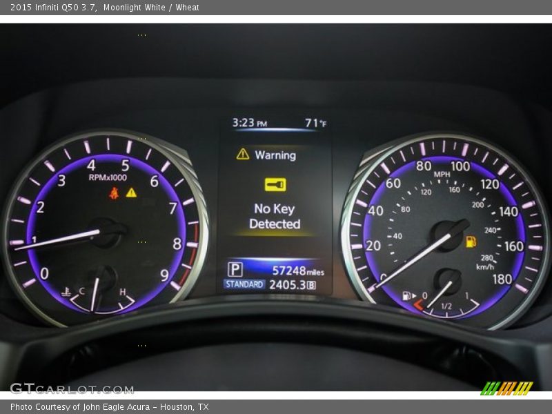 Moonlight White / Wheat 2015 Infiniti Q50 3.7