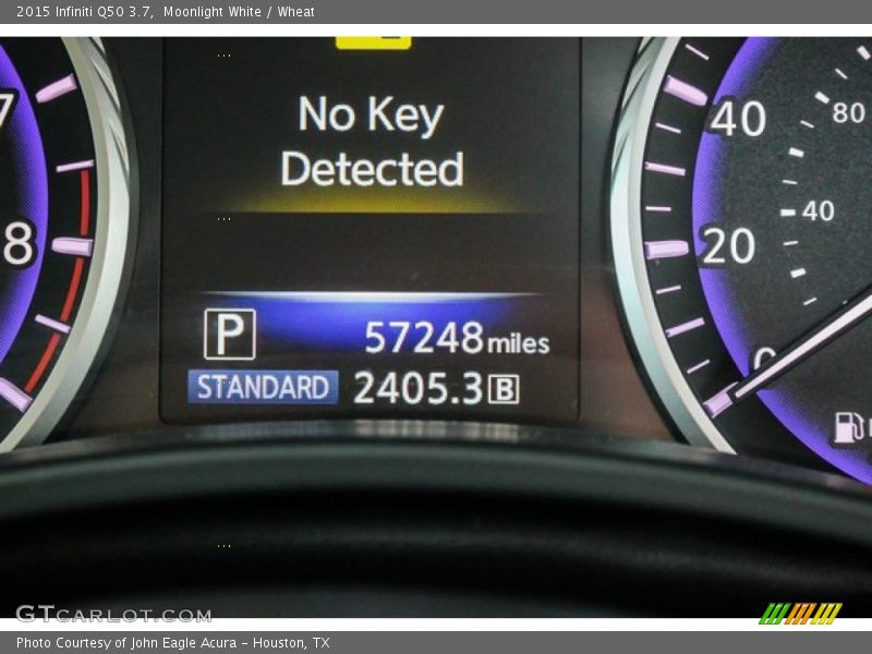 Moonlight White / Wheat 2015 Infiniti Q50 3.7