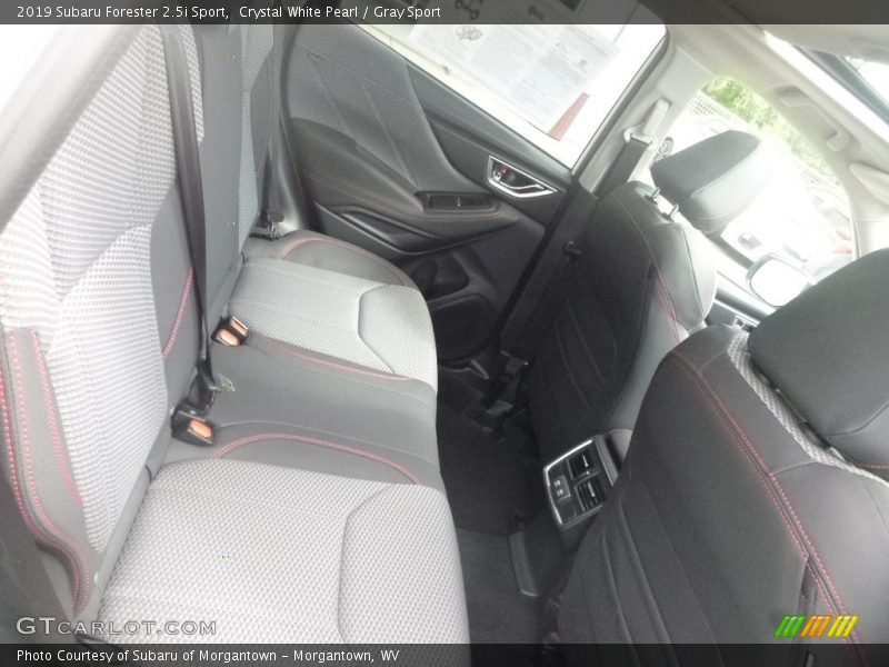 Crystal White Pearl / Gray Sport 2019 Subaru Forester 2.5i Sport