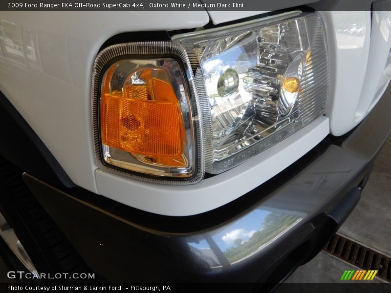 Oxford White / Medium Dark Flint 2009 Ford Ranger FX4 Off-Road SuperCab 4x4