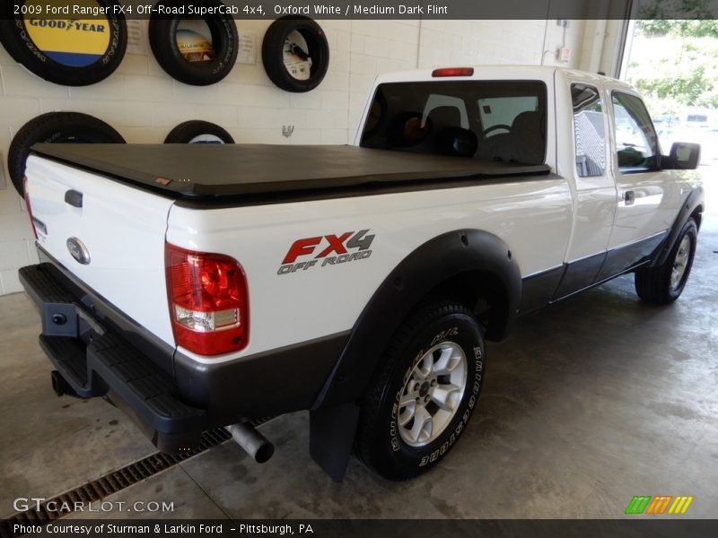 Oxford White / Medium Dark Flint 2009 Ford Ranger FX4 Off-Road SuperCab 4x4