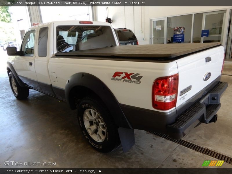 Oxford White / Medium Dark Flint 2009 Ford Ranger FX4 Off-Road SuperCab 4x4