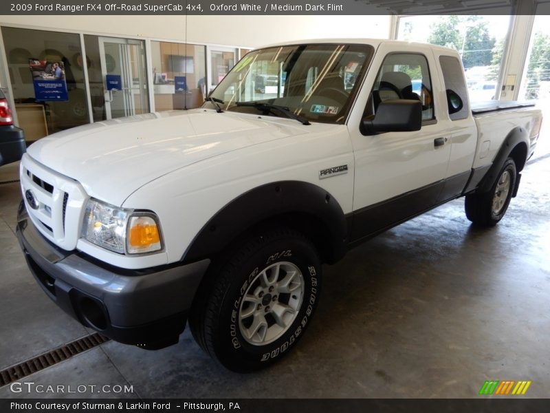Oxford White / Medium Dark Flint 2009 Ford Ranger FX4 Off-Road SuperCab 4x4