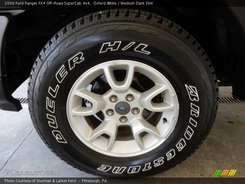 Oxford White / Medium Dark Flint 2009 Ford Ranger FX4 Off-Road SuperCab 4x4