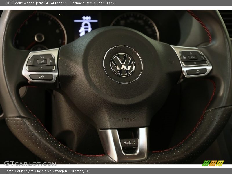 Tornado Red / Titan Black 2013 Volkswagen Jetta GLI Autobahn