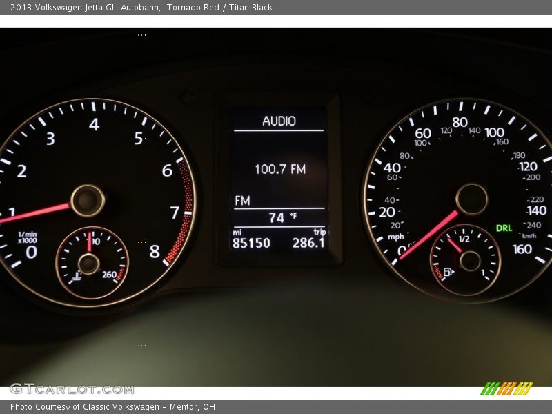 Tornado Red / Titan Black 2013 Volkswagen Jetta GLI Autobahn