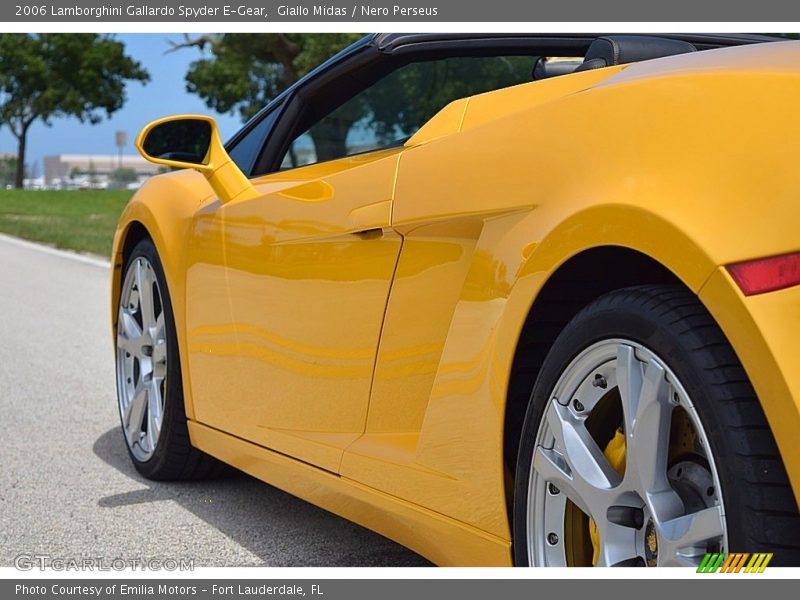 Giallo Midas / Nero Perseus 2006 Lamborghini Gallardo Spyder E-Gear