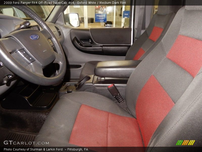 Oxford White / Medium Dark Flint 2009 Ford Ranger FX4 Off-Road SuperCab 4x4