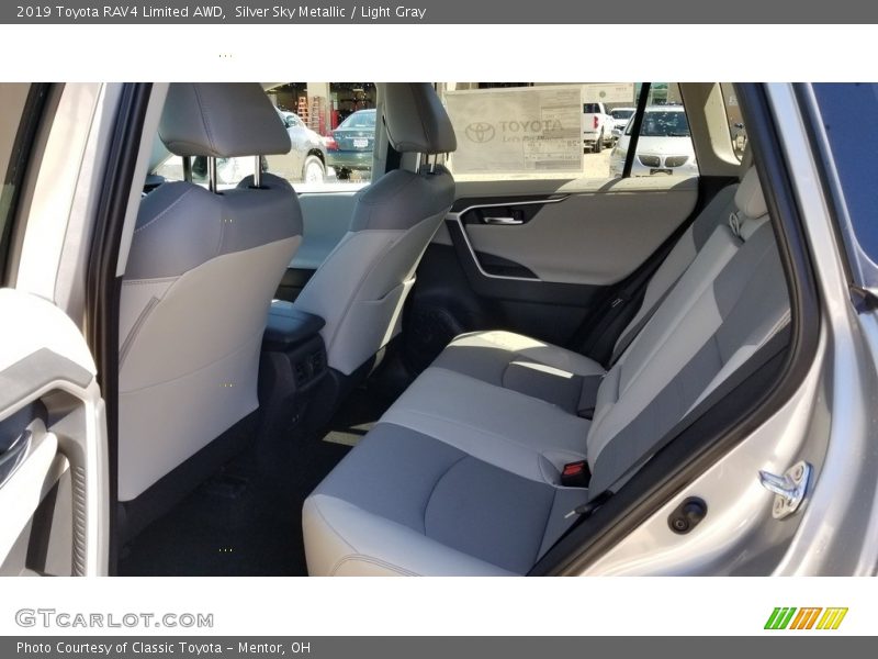 Silver Sky Metallic / Light Gray 2019 Toyota RAV4 Limited AWD