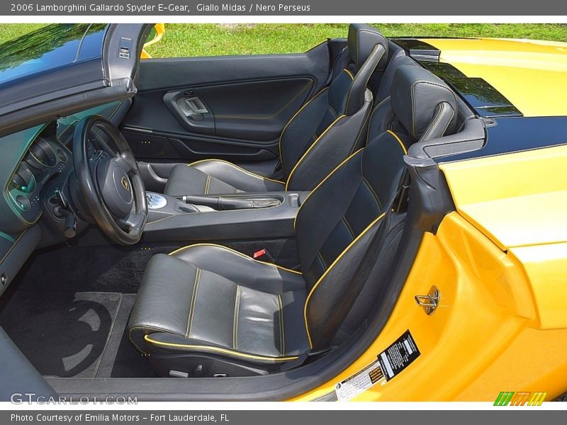  2006 Gallardo Spyder E-Gear Nero Perseus Interior