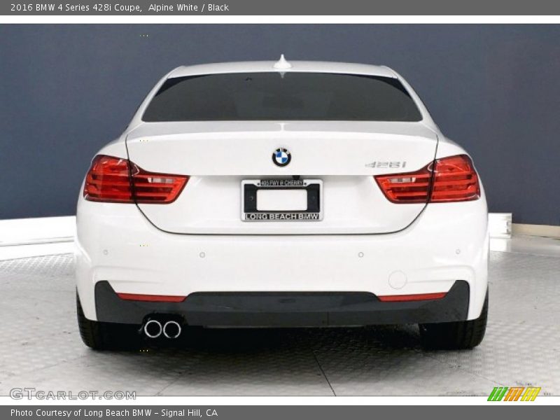 Alpine White / Black 2016 BMW 4 Series 428i Coupe