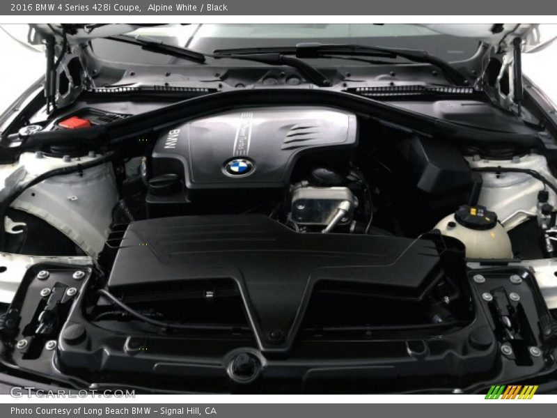 Alpine White / Black 2016 BMW 4 Series 428i Coupe
