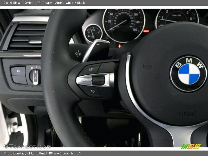 Alpine White / Black 2016 BMW 4 Series 428i Coupe