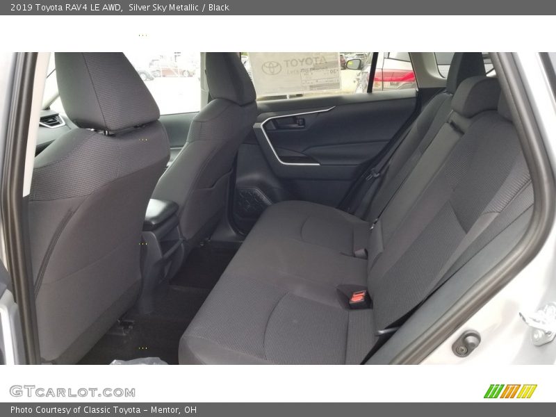 Silver Sky Metallic / Black 2019 Toyota RAV4 LE AWD
