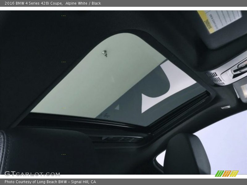 Alpine White / Black 2016 BMW 4 Series 428i Coupe