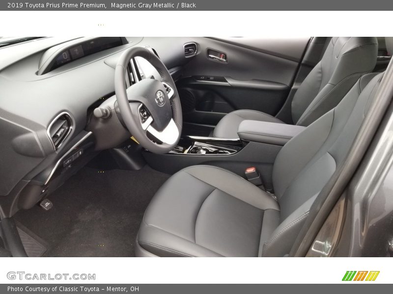 Front Seat of 2019 Prius Prime Premium