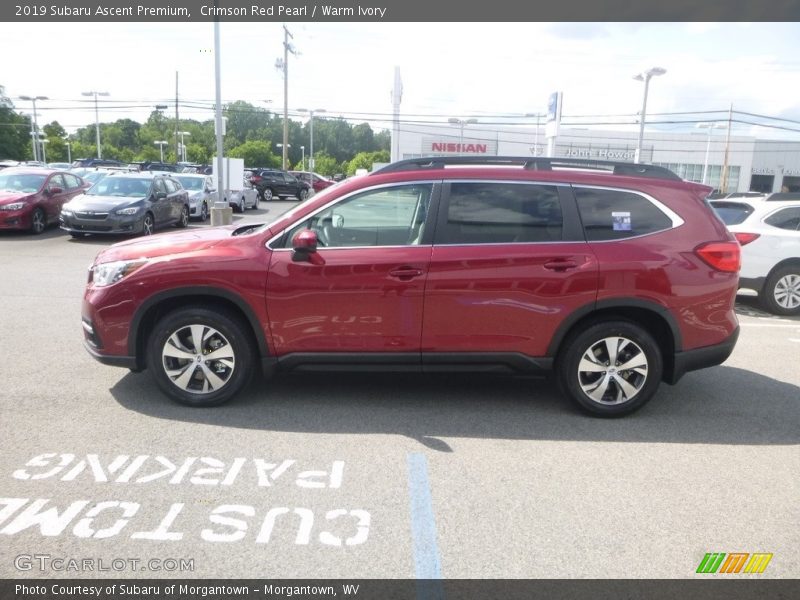 Crimson Red Pearl / Warm Ivory 2019 Subaru Ascent Premium
