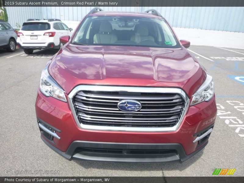 Crimson Red Pearl / Warm Ivory 2019 Subaru Ascent Premium