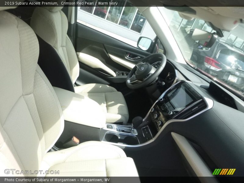 Crimson Red Pearl / Warm Ivory 2019 Subaru Ascent Premium