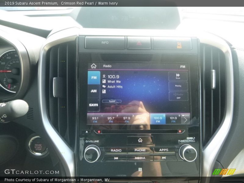 Crimson Red Pearl / Warm Ivory 2019 Subaru Ascent Premium
