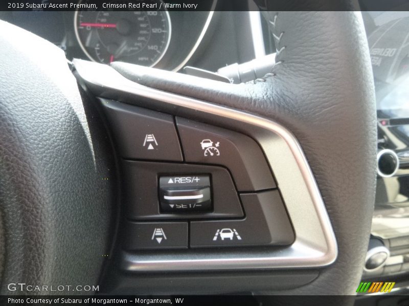 Crimson Red Pearl / Warm Ivory 2019 Subaru Ascent Premium