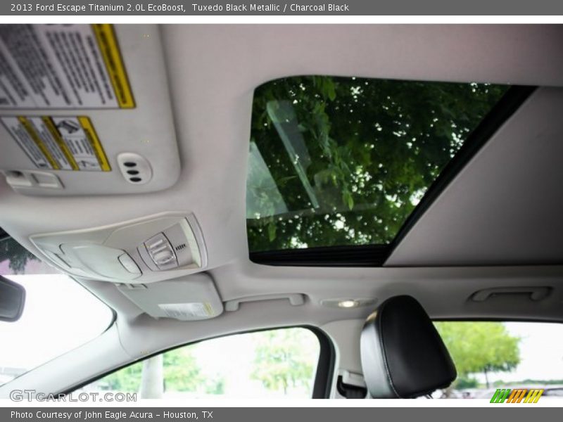 Tuxedo Black Metallic / Charcoal Black 2013 Ford Escape Titanium 2.0L EcoBoost