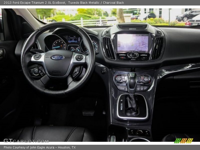 Tuxedo Black Metallic / Charcoal Black 2013 Ford Escape Titanium 2.0L EcoBoost
