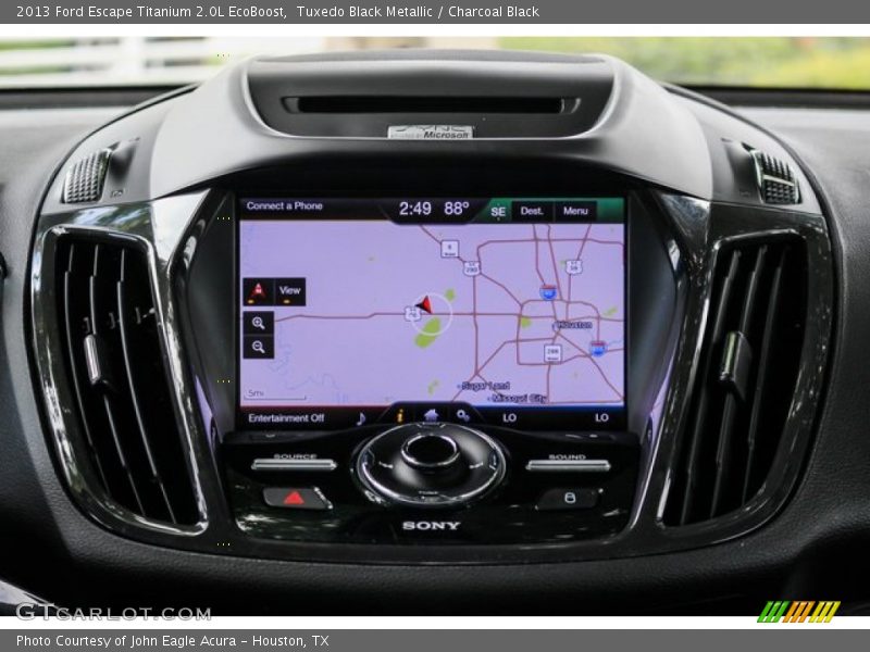 Tuxedo Black Metallic / Charcoal Black 2013 Ford Escape Titanium 2.0L EcoBoost