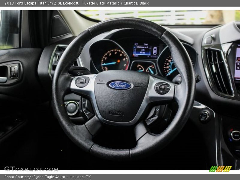 Tuxedo Black Metallic / Charcoal Black 2013 Ford Escape Titanium 2.0L EcoBoost