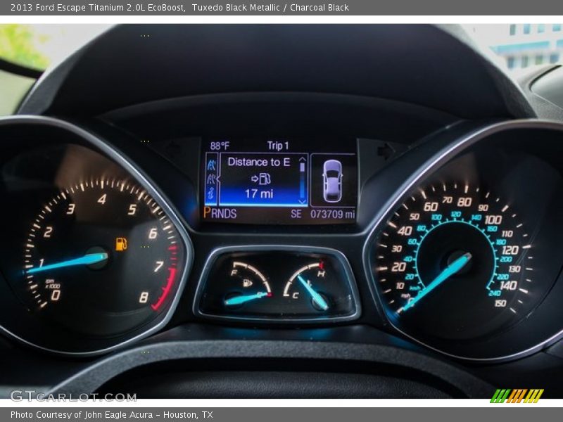 Tuxedo Black Metallic / Charcoal Black 2013 Ford Escape Titanium 2.0L EcoBoost