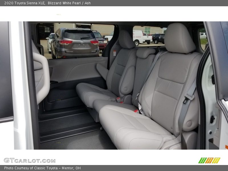 Rear Seat of 2020 Sienna XLE