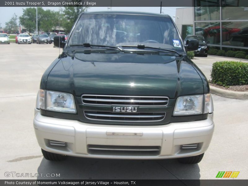 Dragon Green Mica / Beige 2001 Isuzu Trooper S