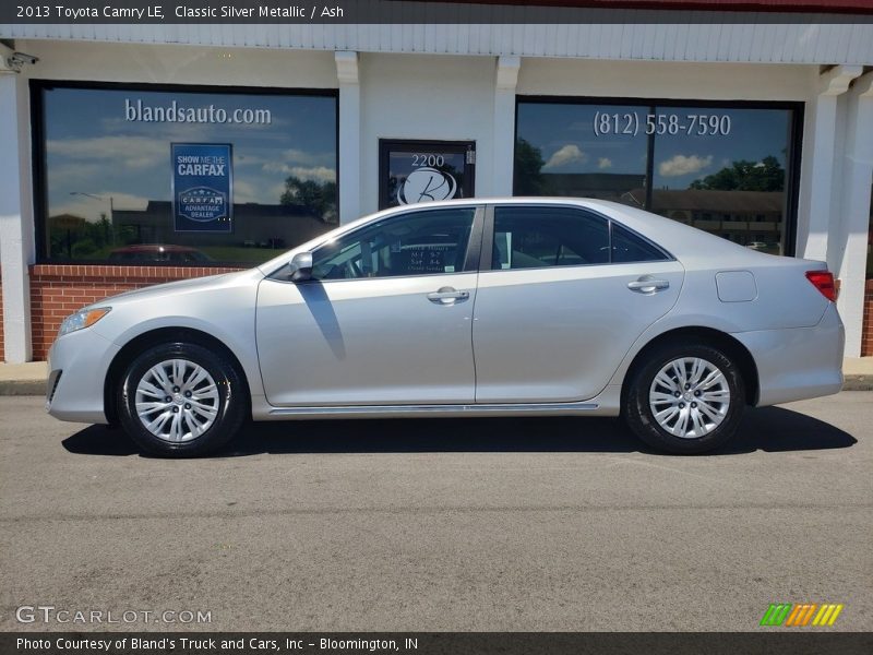Classic Silver Metallic / Ash 2013 Toyota Camry LE