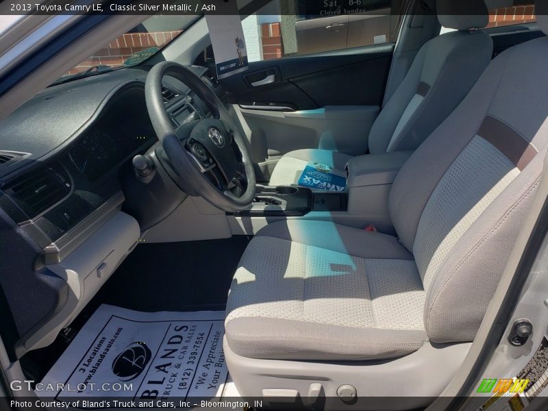 Classic Silver Metallic / Ash 2013 Toyota Camry LE
