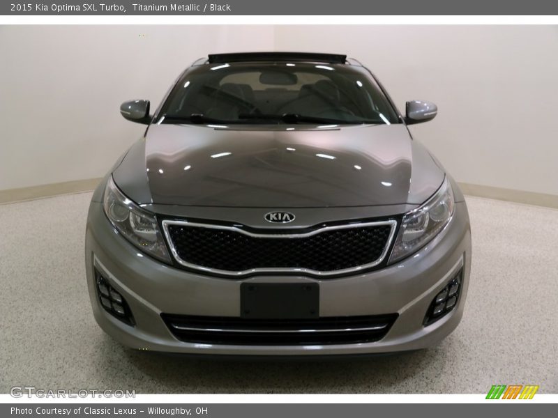 Titanium Metallic / Black 2015 Kia Optima SXL Turbo