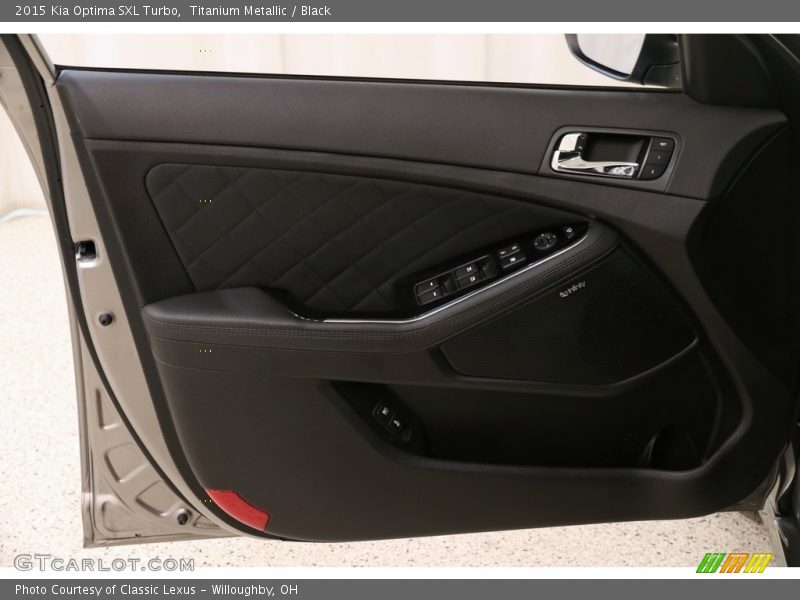 Titanium Metallic / Black 2015 Kia Optima SXL Turbo