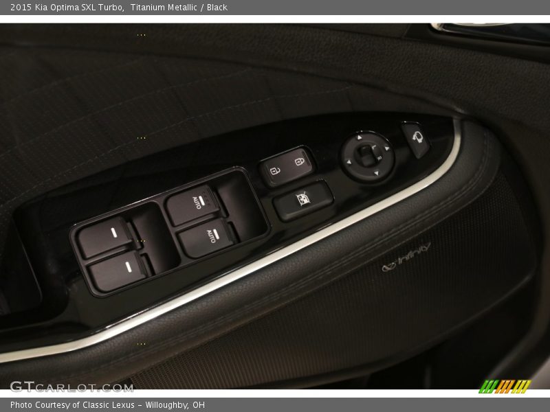 Titanium Metallic / Black 2015 Kia Optima SXL Turbo