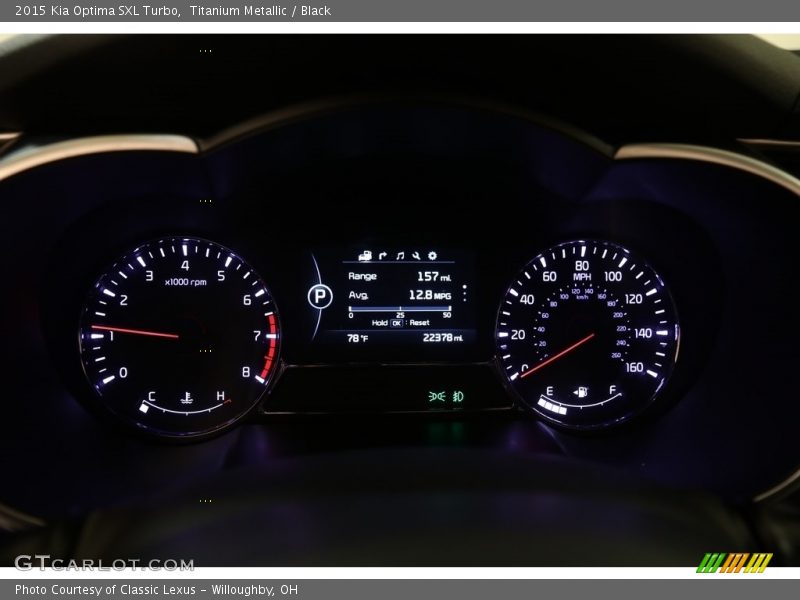 Titanium Metallic / Black 2015 Kia Optima SXL Turbo