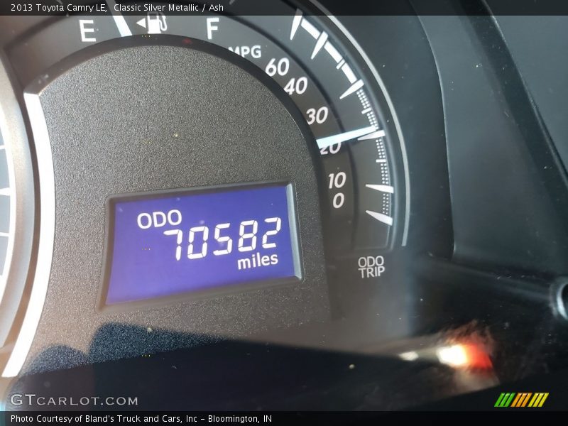Classic Silver Metallic / Ash 2013 Toyota Camry LE