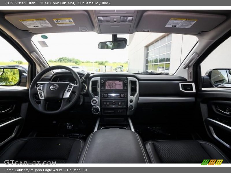 Dashboard of 2019 Titan PRO 4X Crew Cab 4x4
