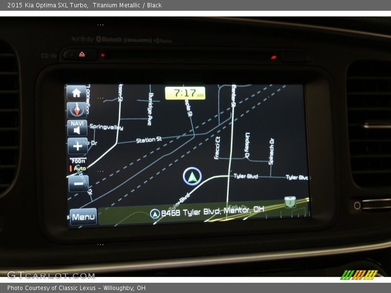 Titanium Metallic / Black 2015 Kia Optima SXL Turbo